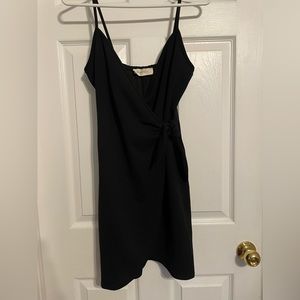 Black wrap dress NWOT